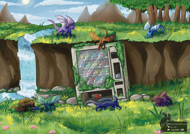 Lost dispenser